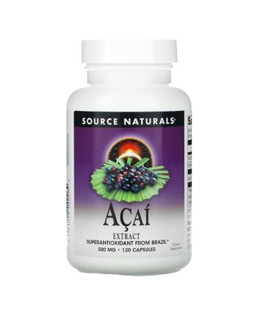 Source Naturals Acai Extract 500 mg 120 Capsules