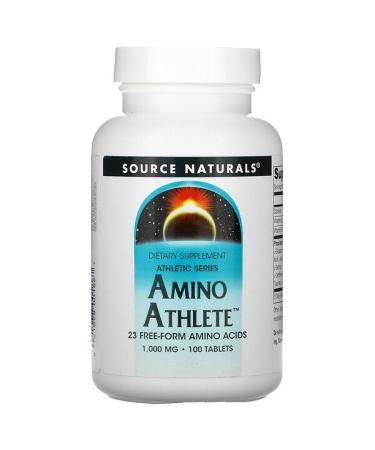 Source Naturals Athletic Series Amino Athlete 1000 mg 100 Tablets