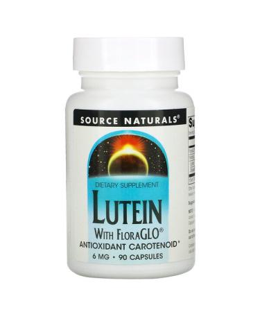 Source Naturals Lutein 6 mg 90 Capsules