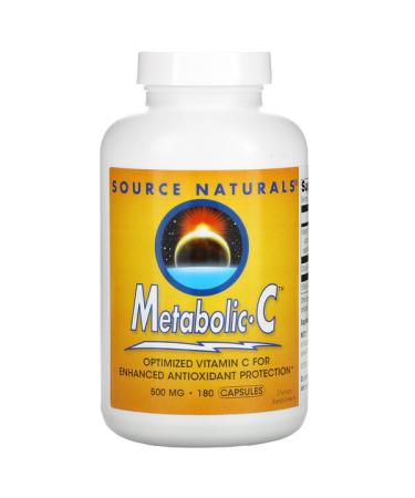 Source Naturals Metabolic C 500 mg 180 Capsules