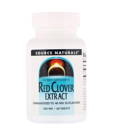Source Naturals Red Clover Extract 500 mg 60 Tablets
