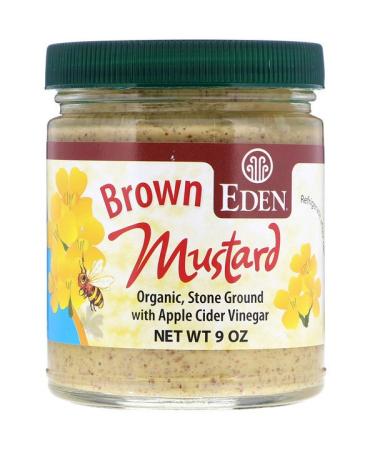 Eden Foods Organic Brown Mustard 9 oz (255 g)