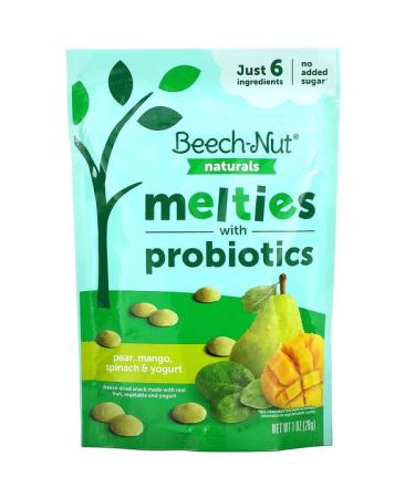 Beech-Nut Naturals Melties with Probiotics Stage 3 Pear Mango Spinach & Yogurt 1 oz (28 g)