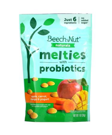 Beech-Nut Naturals Melties with Probiotics Stage 3 Apple Carrot Mango & Yogurt 1 oz (28 g)