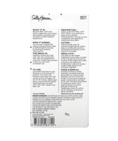 Sally Hansen Revive Peel-Off Nail Mask 0.27 fl oz - Nourishing Nail Treatment - Buy Online on GoSupps.com