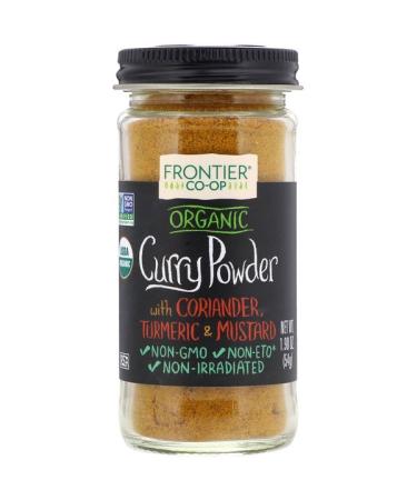 Frontier Natural Products Organic Curry Powder With Coriander Turmeric & Mustard 1.90 oz (54 g)