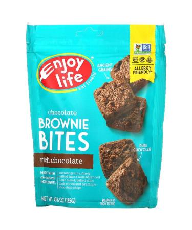 Enjoy Life Foods Chocolate Brownie Bites Rich Chocolate 4.76 oz (135 g)