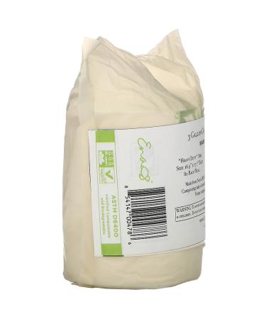 Earth's Natural Alternative 3 Gallon Compostable Bags - 80 Pack | Eco-Friendly Waste Solution - Buy Online on GoSupps.com