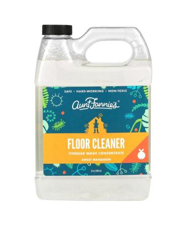 Aunt Fannie's Floor Cleaner Vinegar Wash Concentrate Sweet Mandarin 32 oz (946 ml)