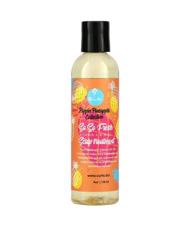 Curls Poppin Pineapple Collection So So Fresh Scalp Treatment Vitamin C & Mint 4 oz (118 ml)