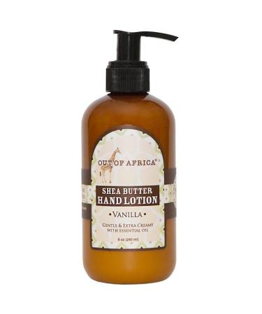 Out of Africa Shea Butter Hand Lotion Vanilla 8 oz (230 ml)