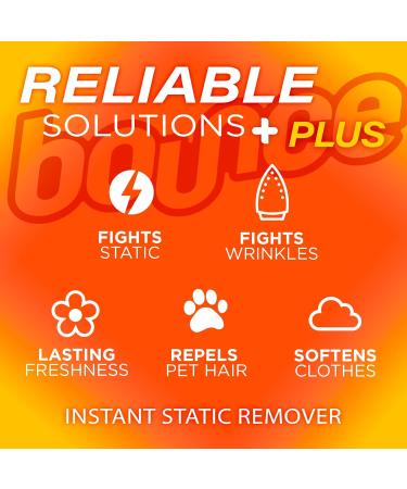 Bounce Rapid Touch-Up 3 in 1 Wrinkle Releaser Clothing Spray - RELEASE WRINKLES - Eliminates Odors & Freshens - Removes Static - TSA Approved Travel Size 3 Oz Pack of 3 - Buy Online on GoSupps.com