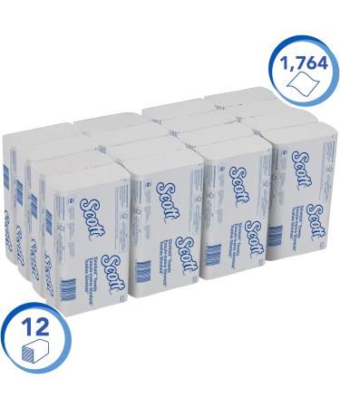 Scott Folding Towels 5856 - Ultra-Absorbent Soft & Tear-Resistant 1-Layer Paper Towels (16 Packs x 110 Sheets) - International Shipping Available - Buy Online on GoSupps.com