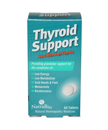 NatraBio Thyroid Support 60 Tablets