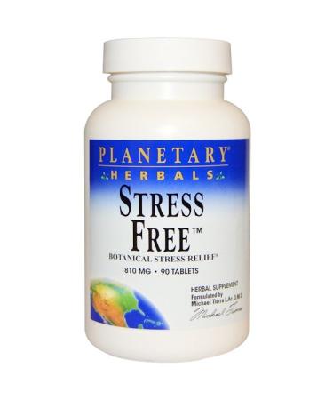 Planetary Herbals Stress Free Botanical Stress Relief 810 mg 90 Tablets