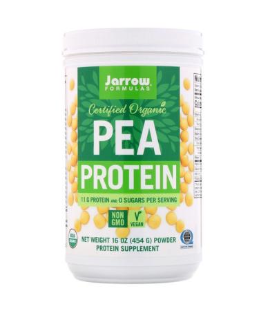 Jarrow Formulas Certified Organic Pea Protein 16 oz (454 g)