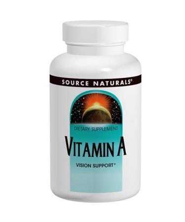 Source Naturals Vitamin A 10000 IU 100 Tablets