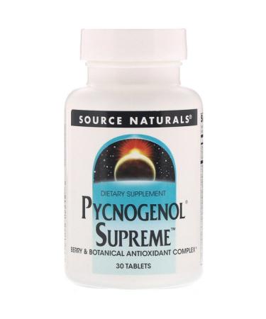 Source Naturals Pycnogenol Supreme 30 Tablets