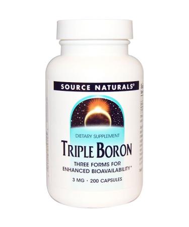 Source Naturals Triple Boron 3 mg 200 Capsules