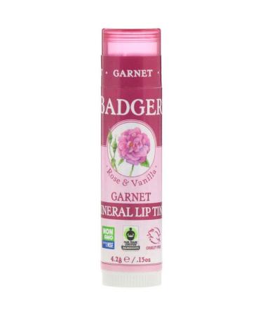 Badger Company Mineral Lip Tint Garnet .15 oz (4.2 g)