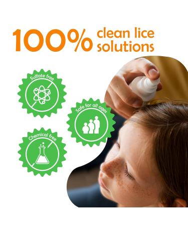 Nit Free Head Lice Mint Oil Peppermint Detangling Spray - Anti Lice & Prevention Leave-in Conditioner - Buy Online on GoSupps.com