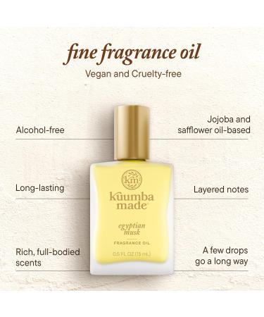 KUUMBA MADE Egyptian Musk & Sandalwood Fragrance Oil - 0.5 Fl Oz (Pack of 1) - Buy Online on GoSupps.com