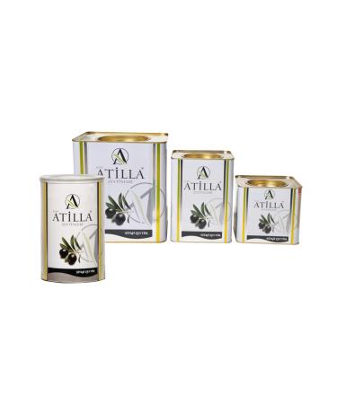 Atilla Olives 800 gr 261-290 Caliber (Mega) Black Olives - Buy Online on GoSupps.com