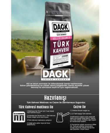 Dagk Rose Turkish Coffee with Turkish Delight 200g (FLAVOURED) - Buy Online on GoSupps.com