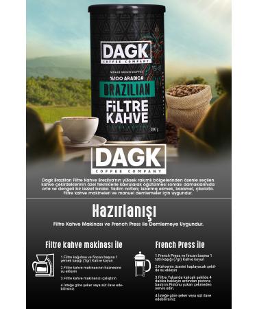 Dagk Brazilian Filter Coffee 200g Tnk (GROUND) - Buy Online on GoSupps.com