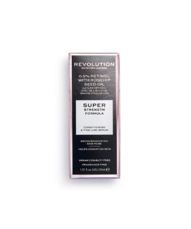 Revolution Skincare - ''Vegan'' Skin Serum with 5% Retinol and Rosehip Seed Oil -30ml - Buy Online on GoSupps.com
