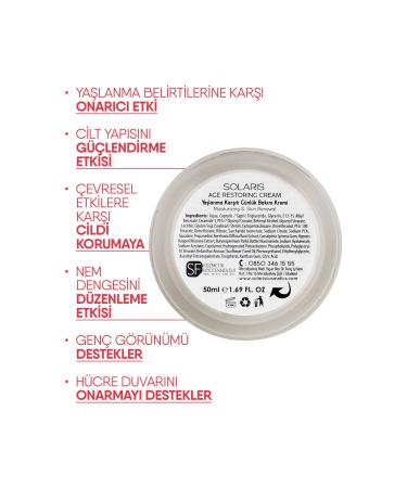 SOLARIS Anti-Aging Care Cream with Vitamin E and Melavoid for All Skin Types 50 ml - Buy Online on GoSupps.com