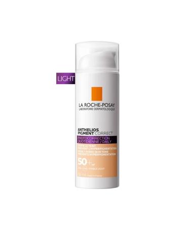 La Roche Posay Anthelios Pigment Correct Spf 50+ Anti-Spot Skin Tone Equalizing Sunscreen Cream 50ml - Light - Buy Online on GoSupps.com