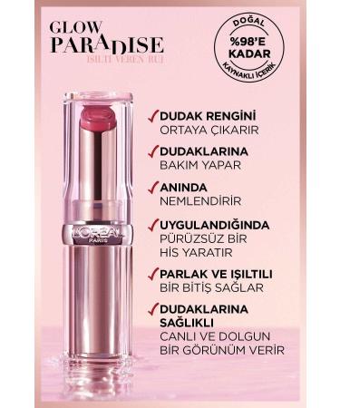 L'Oreal Paris L'or al Paris Glow Paradise Balm-in-lipstick - Shimmering Lipstick 642 Beige Eden - Buy Online on GoSupps.com