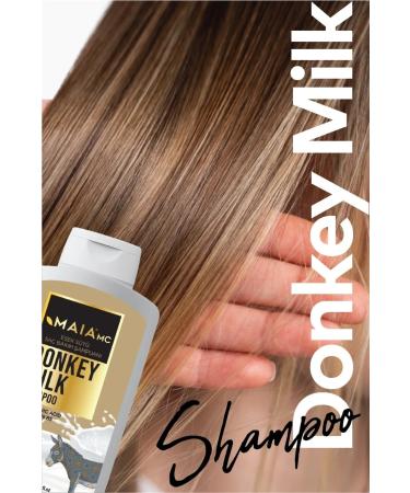 Maia mc Donkey Milk Hair Care Shampoo Strengthening Hair Roots Anti-Loss 400ml - Buy Online on GoSupps.com