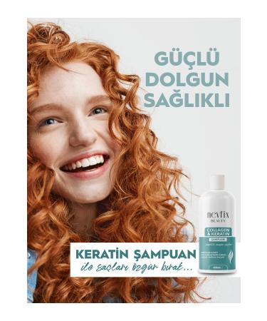 Nevfix Beauty Collagen Keratin Shampoo 400 Ml Anti-Loss Nourishing Formula - Buy Online on GoSupps.com