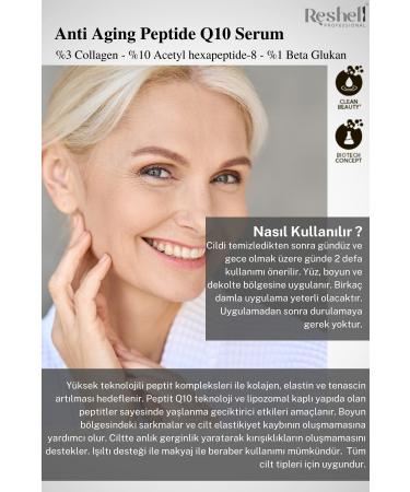 Reshell Anti-Aging and Anti-Wrinkle Skin Care Serum with Collagen Peptide 3% Collagen Peptide 30ml - Buy Online on GoSupps.com
