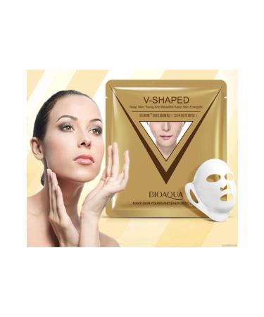 BIOAQUA V-shaped Face Oval Firming 3D Collagen Mask Set 40 Gr X 3 Pieces - Buy Online on GoSupps.com