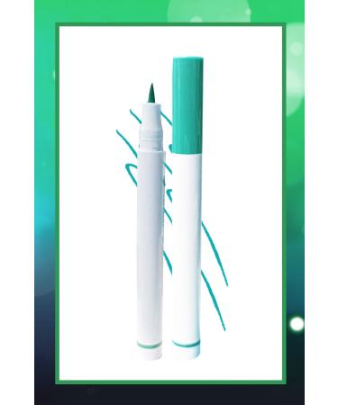 Dahaus Light Green Ultra Fine Tip Liquid Pencil Eyeliner Applyable Makeup Eye Waterproof - Buy Online on GoSupps.com