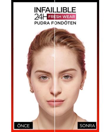 L'Oreal Paris Infaillible 24h Fresh Wear Powder Foundation 120 Vanilla - Buy Online on GoSupps.com