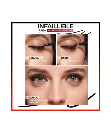 L'Oreal Paris Loreal Infaillible Gel Automatic Eyeliner 001 Intense Black - Buy Online on GoSupps.com