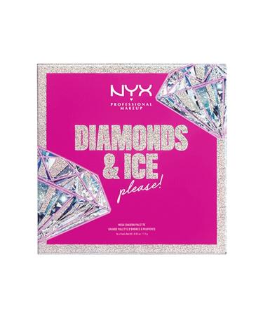 NYX Professional Makeup Eyeshadow Palette Diamonds & Ice Mega Shadow Palette 800897212193 - Buy Online on GoSupps.com