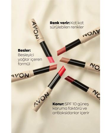 Avon Tinted Lip Balm Plum 2 Pieces + Lovider Pocket Mirror - Buy Online on GoSupps.com