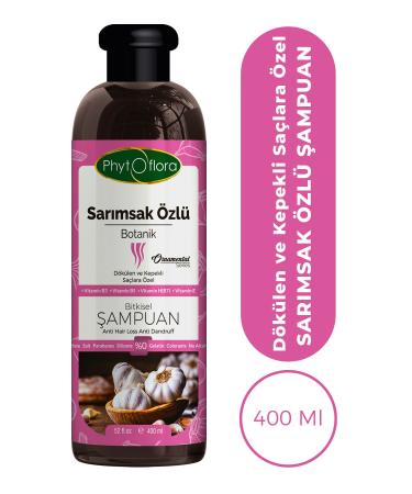 Phytoflora Salt-Free Herbal Shampoo with Garlic Extract for Oily Falling and Dandruff Hair - Buy Online on GoSupps.com