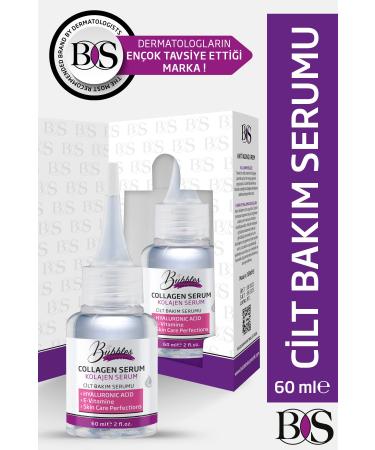 bs bubbles cosmetic Collagen Serum Anti-Wrinkle and Anti-Aging Fast Acting Formula 60ml - Buy Online on GoSupps.com