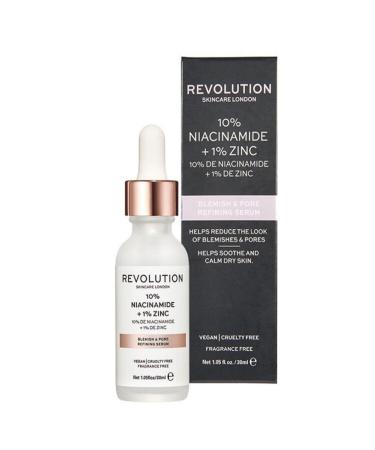 Revolution Skin Acne Stains and Pore Cleansing Miraculous Serum B3 Vitamin + %1 Zinc-30ml - Buy Online on GoSupps.com