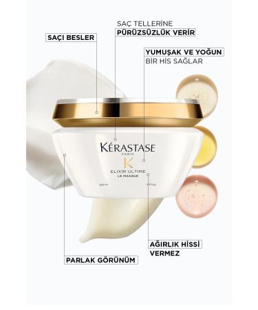 Kerastase Elixir Ultime Le Masque Shine Hair Mask for Dull Hair 200 Ml - Buy Online on GoSupps.com