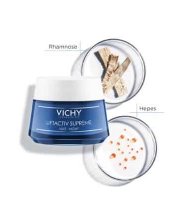 Vichy Liftactiv Supreme Anti-Wrinkle Soothing Night Cream 50ml. - Buy Online on GoSupps.com