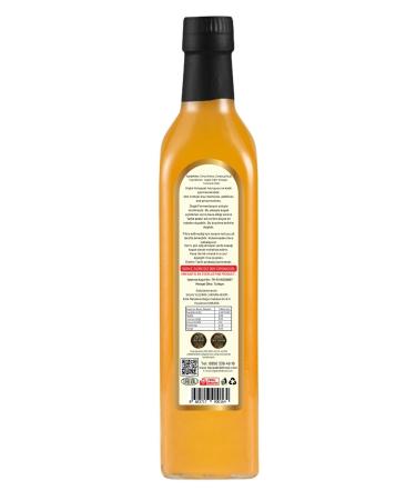 Hanzade Herbal Turmeric Apple Cider Vinegar 500 ml Natural Fermented Apple Cider Vinegar With Turmeric (ZE-643110) - Buy Online on GoSupps.com