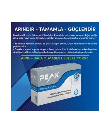 Peak 60 Capsules - Buy Online on GoSupps.com