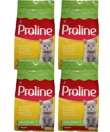 Proline Proline Kitten Cat Food Chicken 1200 gr X 4 Pieces - Buy Online on GoSupps.com